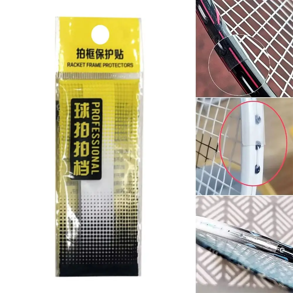 Badminton Score Counter - Transparent Badminton Racket Edge Invisible Protective