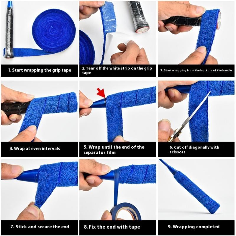 *New 1Set 5m/10m Towel Glue Gr - đánh giá và giá Badminton Grip Tape