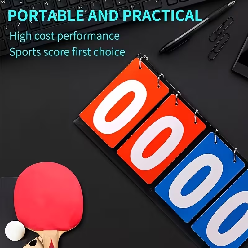 4‑Digit Flip Scoreboard Portab - đánh giá và giá Badminton Score Counter