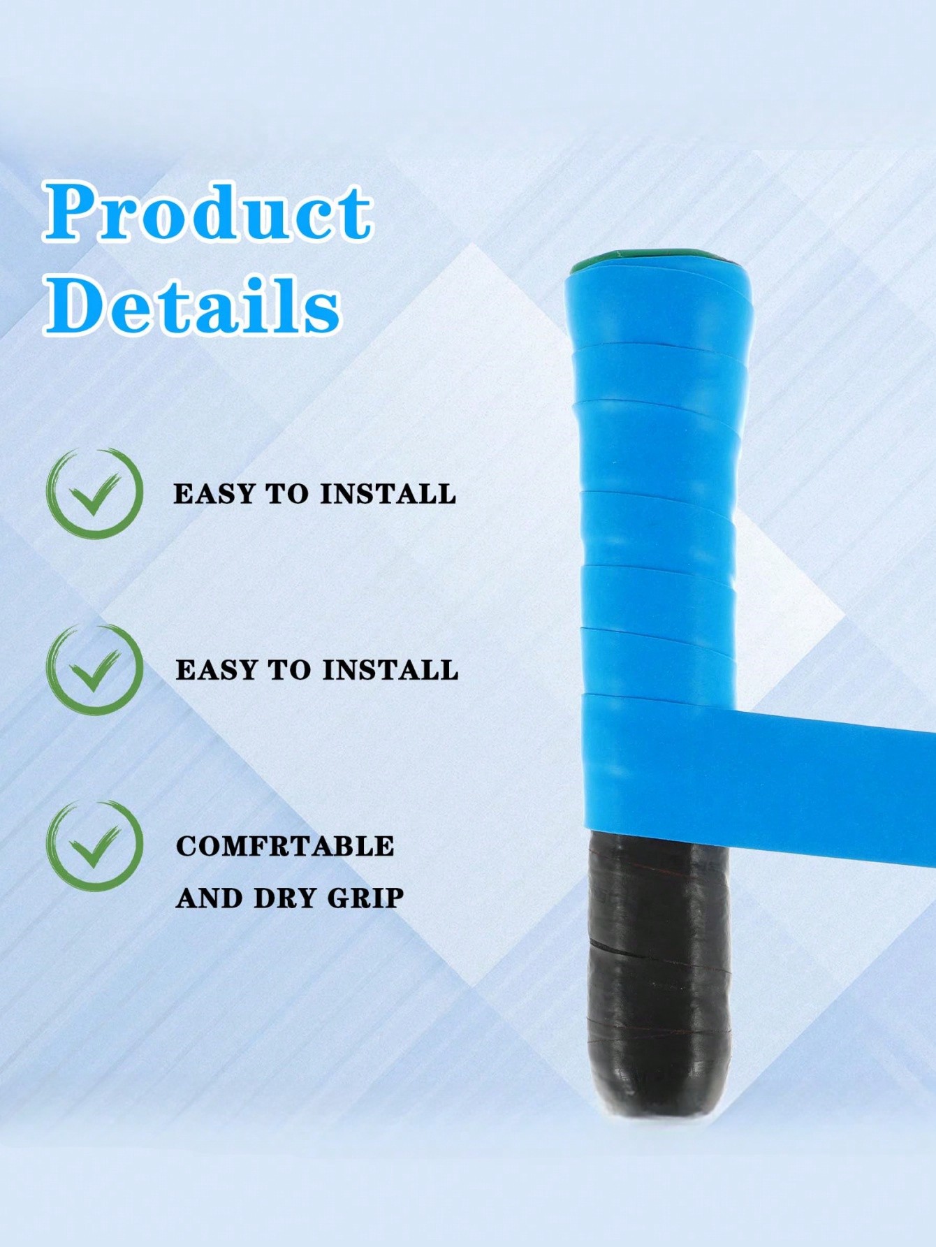 PU Tennis Badminton Overgrip D - đánh giá và giá Badminton Grip Tape